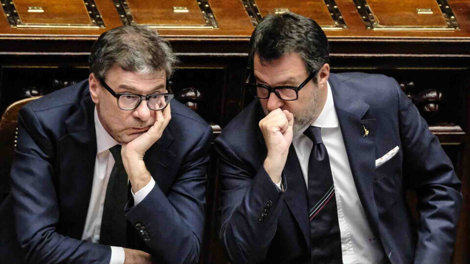 Immagine di Salvini apparecchia promesse di pace fiscale e flat tax, Giorgetti sparecchia con Lagarde e con i mercati