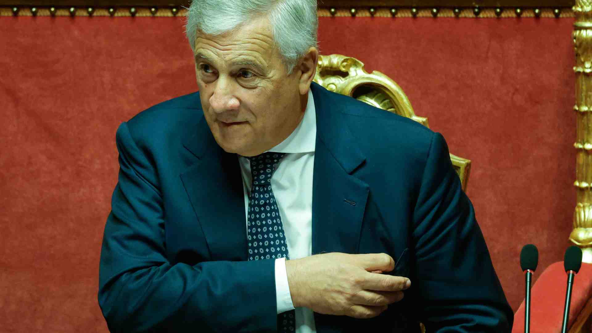 Immagine di Tajani: Roma favorevole a uno Stato palestinese. Stop alla carneficina