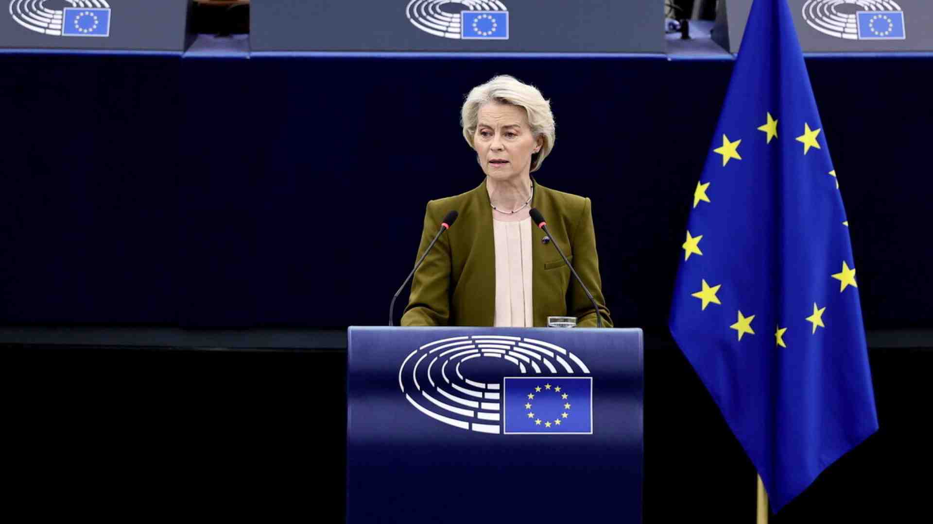 Immagine di Von der Leyen in difficoltà sullo stato dell’Unione punta su difesa e Gaza