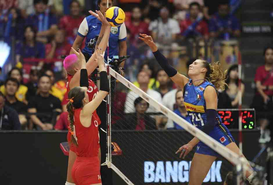 Ekaterina Antropova in finale contro la Turchia (LaPresse)