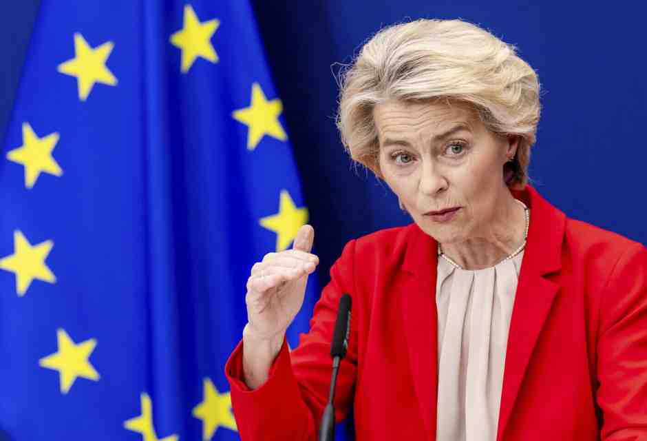 Ursula von der Leyen (foto Ap, via LaPresse)