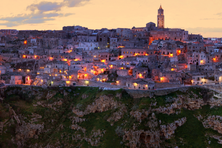 I rioni Sassi di Matera, Patrimonio Unesco. La città è stata Capitale europea della Cultura 2019 - .
