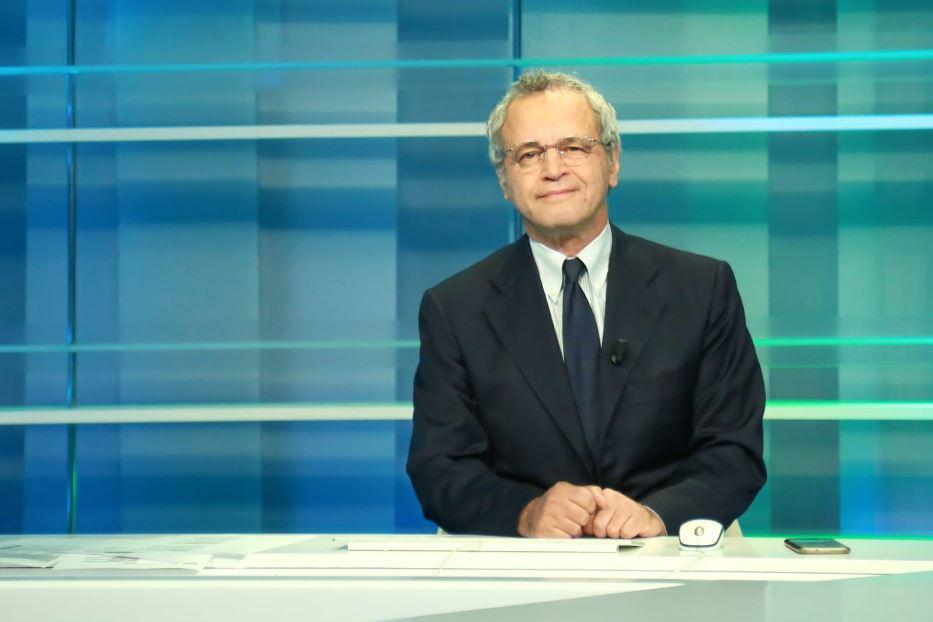 Enrico Mentana, direttore di TgLa7 - .