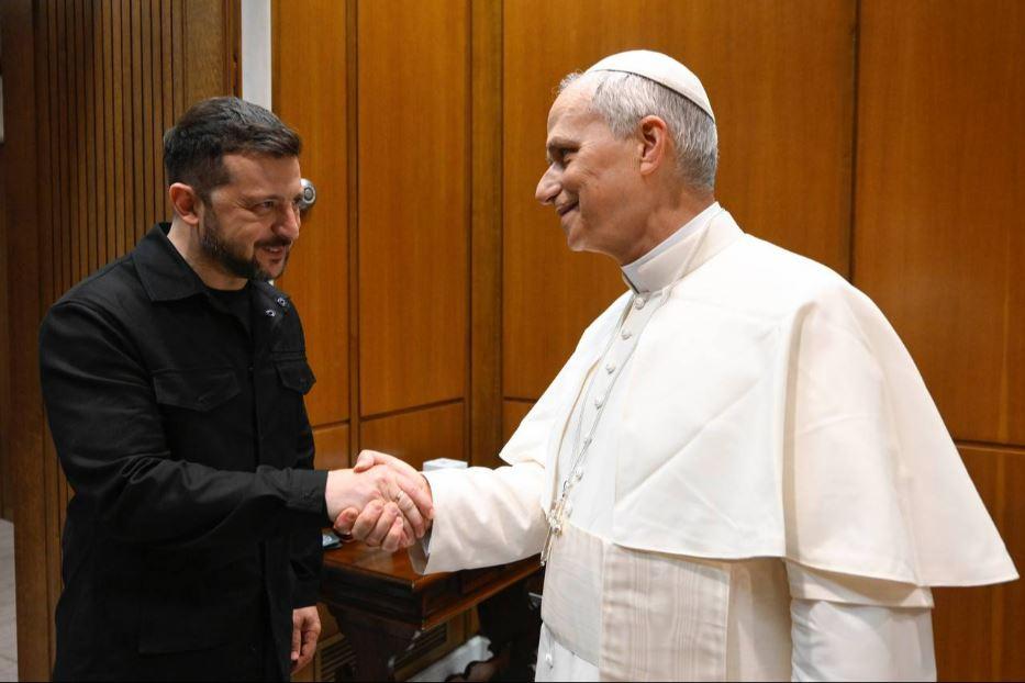 L'udienza di Leone XIV al presidente ucraino Volodymyr Zelensky - Vatican Media
