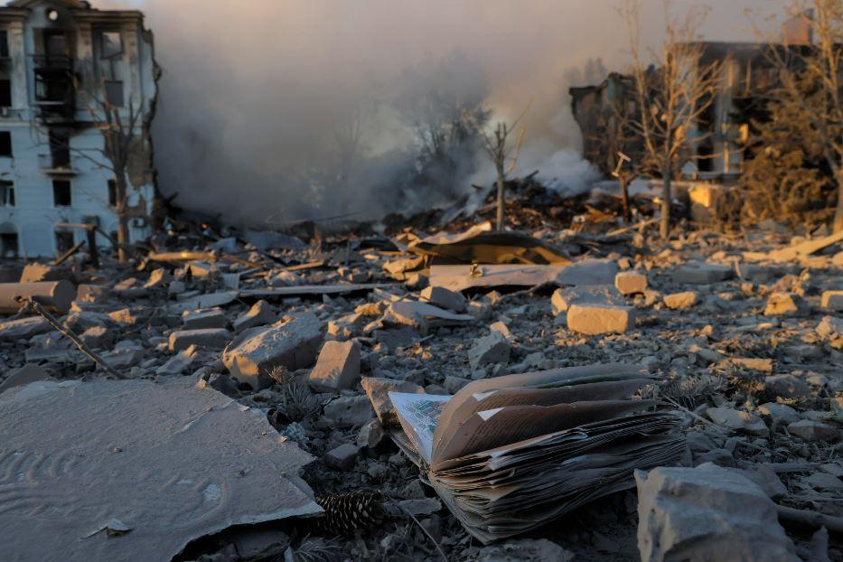 Il bombardamento del 1 agosto a Kramatorsk, ultima grande città ancora ucraina nella regione di Donetsk - Ansa