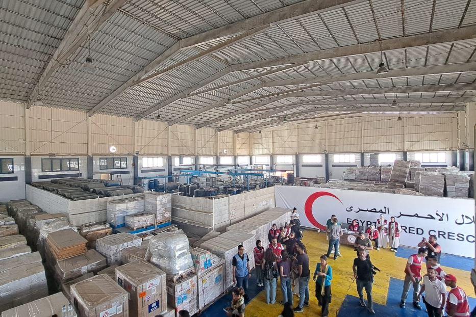 L'hangar dell'Hub 2 ad Al-Arish - L.Liv.