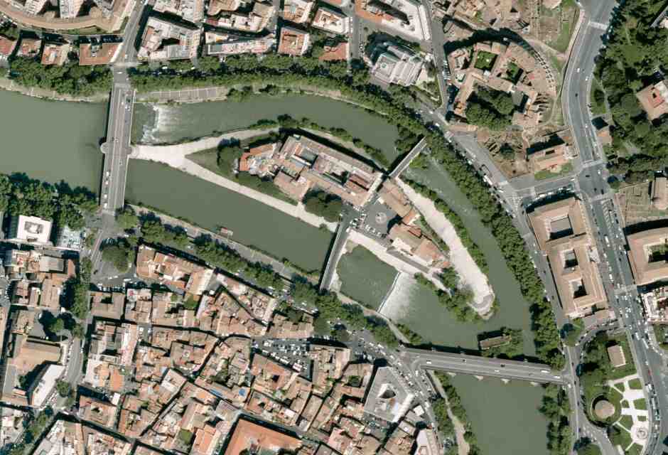 Roma, Italia. Immagine Aerea, produzione CGR/e-GEOS &copy; e-GEOS. Elaborata e distribuita per AGEA da e-GEOS<br />