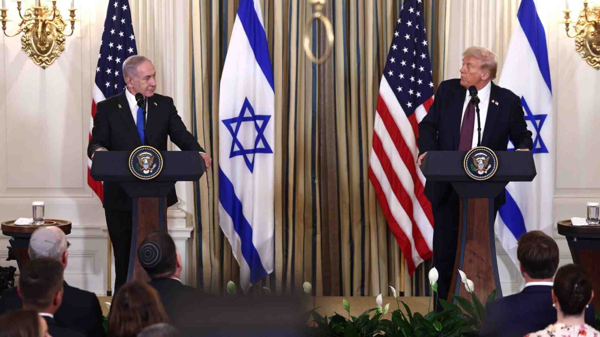 Immagine di Trump e Bibi annunciano il piano per il futuro di Gaza senza Hamas
