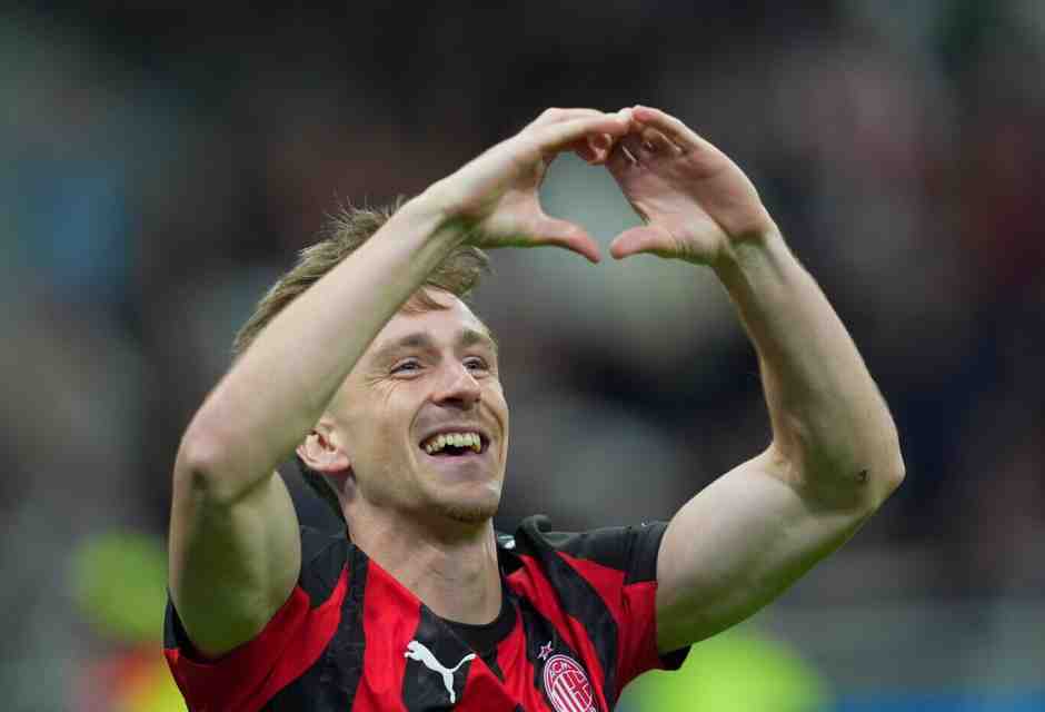 Il calciatore del Milan&nbsp;Alexis Saelemaekers (foto LaPresse)