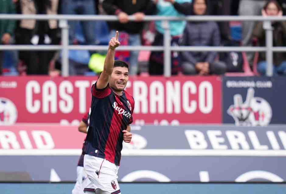 L'esterno del Bologna Nicol&ograve; Cambiaghi (foto LaPresse)