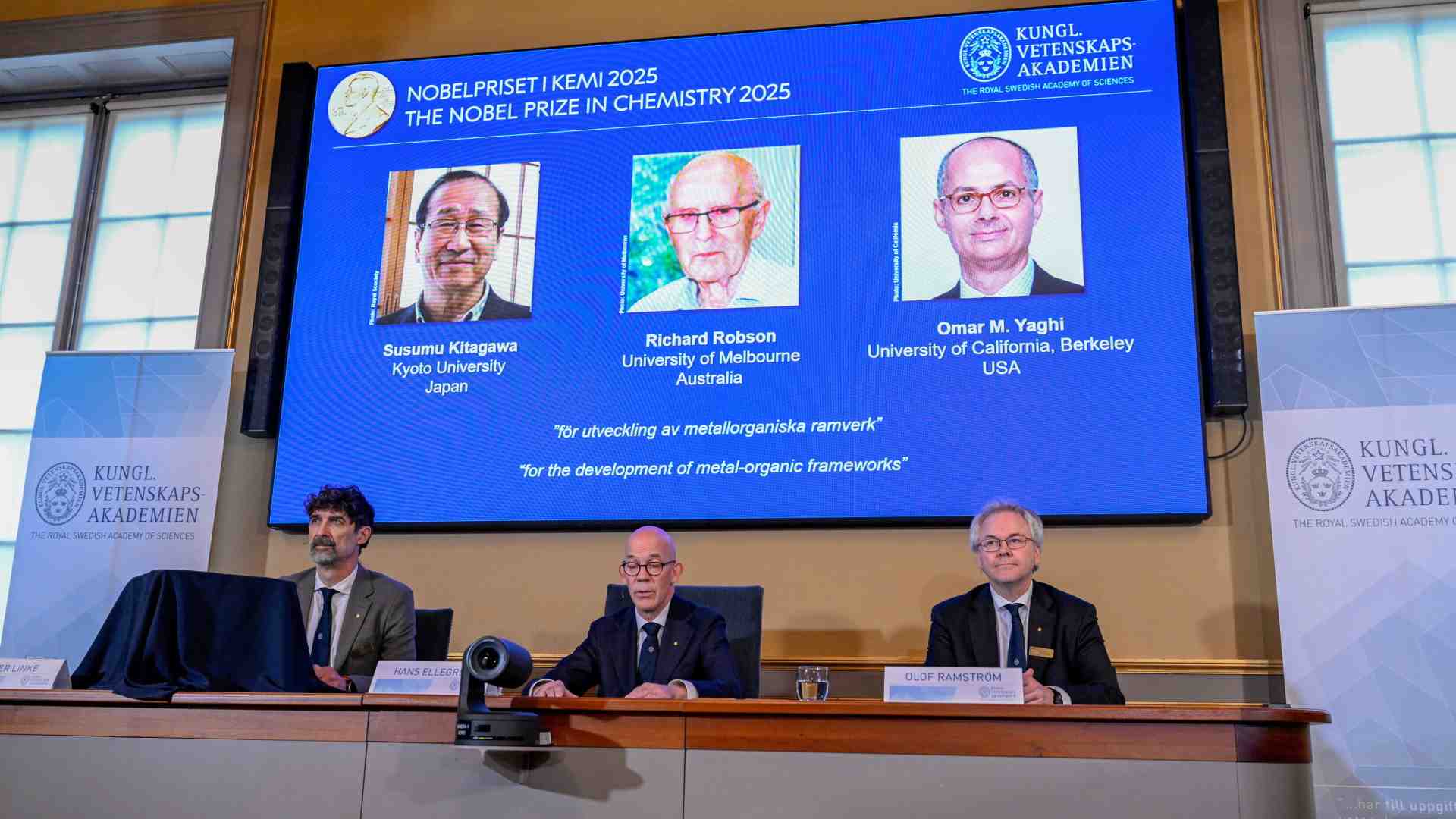 Immagine di La feconda invenzione dei Mof vale il Nobel per la Chimica 2025
