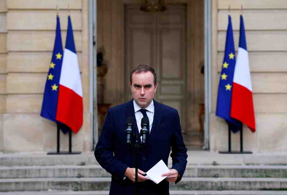 S&eacute;bastien Lecornu (foto Ap, via LaPresse)&nbsp;<br />