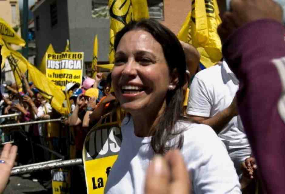 Corina Machado (foto LaPresse)
