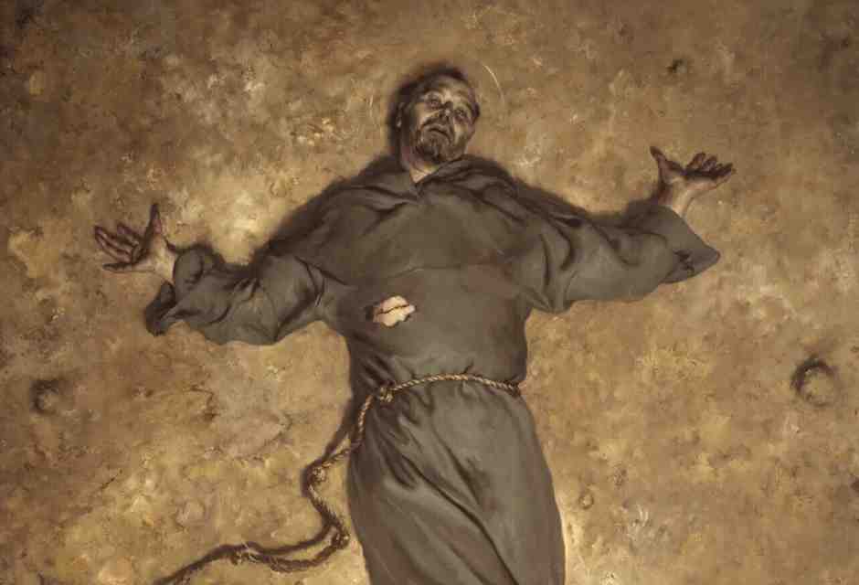 G. Gasparro, <em>San Francesco d'Assisi riceve le stimmate</em>