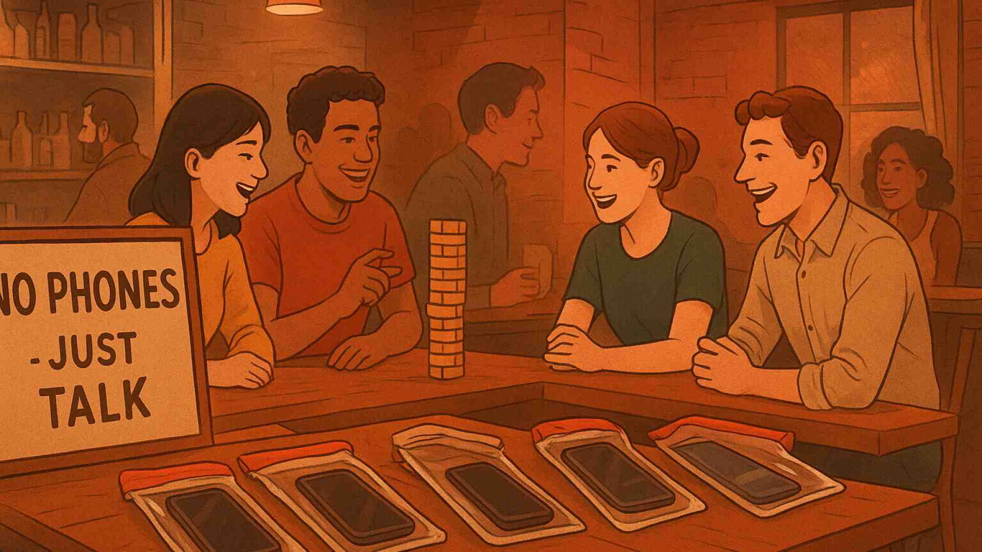 Immagine di Il locale dove i telefoni restano fuori