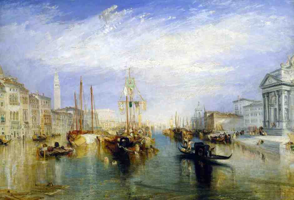 William Turner, "Venezia dal portico della Madonna della Salute"