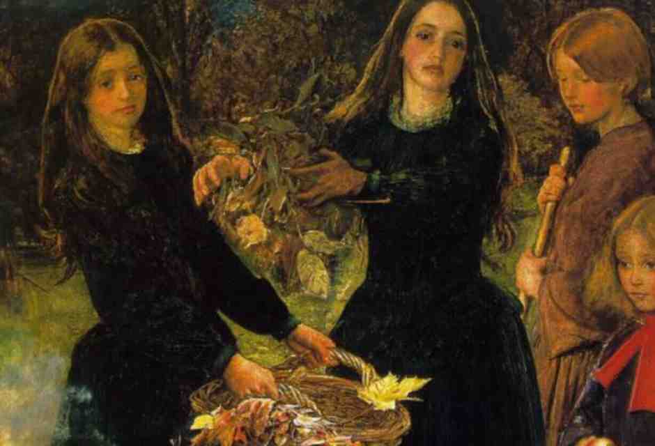 John Everett Millais, "Foglie d'autunno"