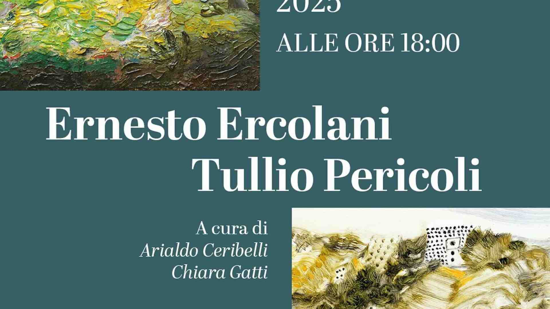 Immagine di Ercolani e Pericoli si guardano e si parlano attraverso le loro opere. In mostra a Bergamo
