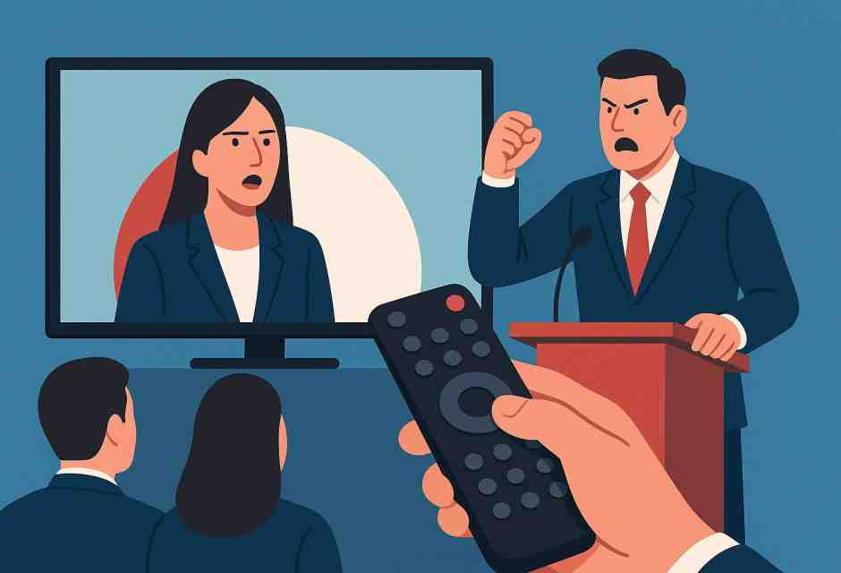 Quando un partito prende ordini da una trasmissione tv, non sta facendo politica. L’algoritmo lo sa