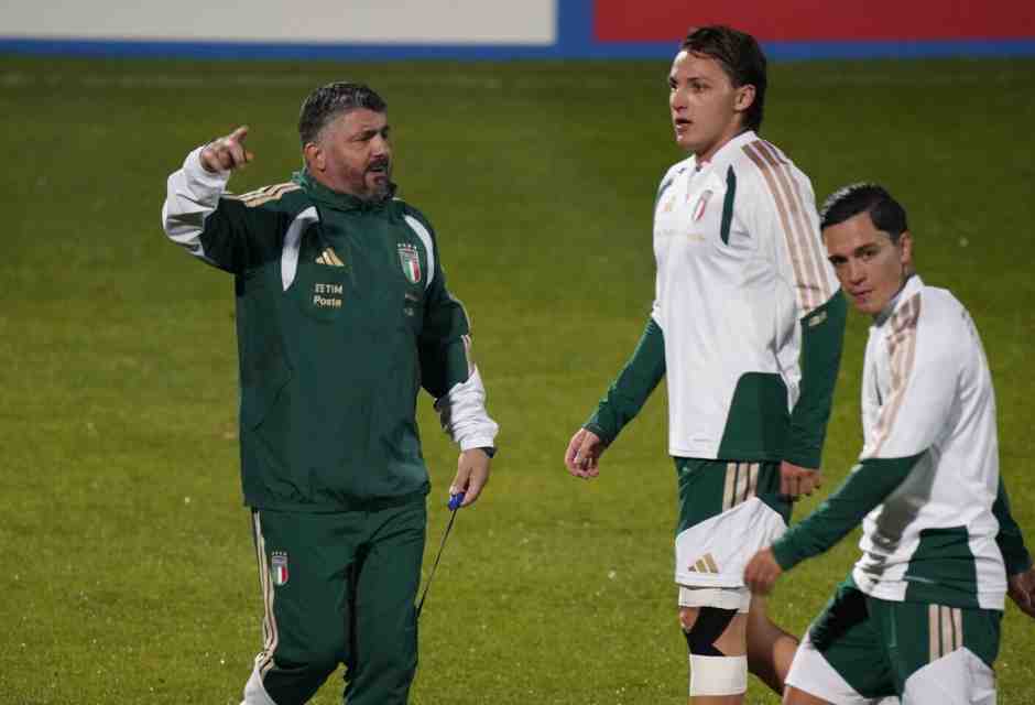 Il ct della Nazionale Gennaro Gattuso (foto LaPresse)