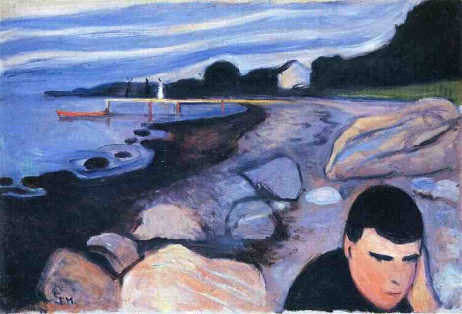 E. Munch, "Melancholy", 1892
