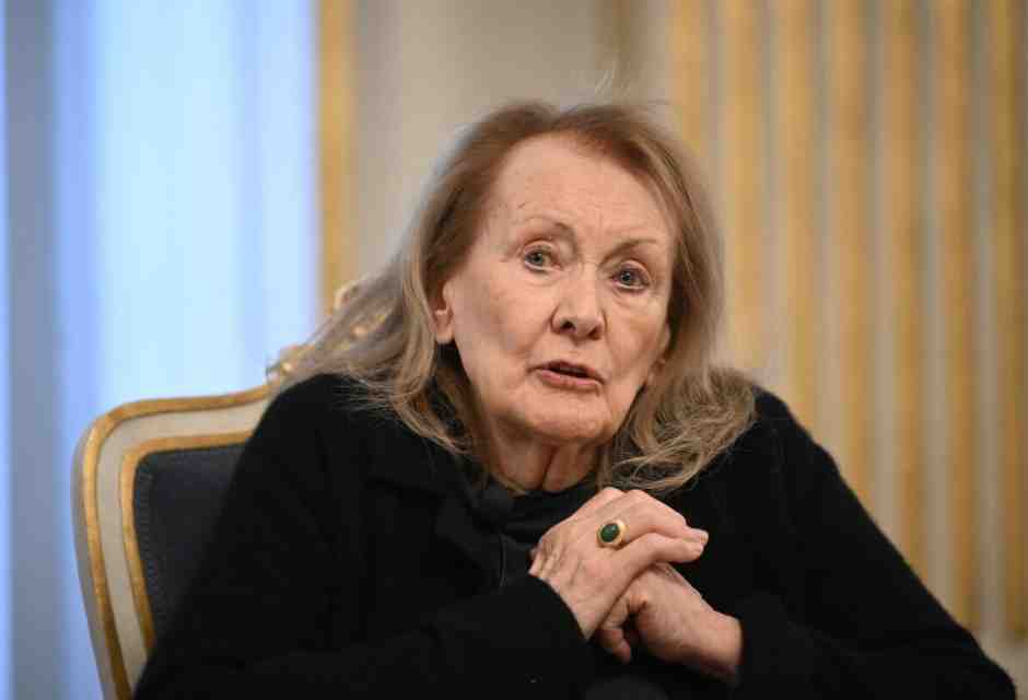 Annie Ernaux (foto Epa, via Ansa)&nbsp;<br />