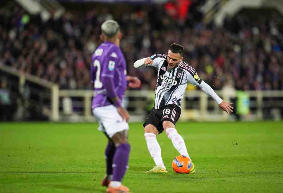 Il calciatore della Juventus Filip Kostić (foto LaPresse)<br />