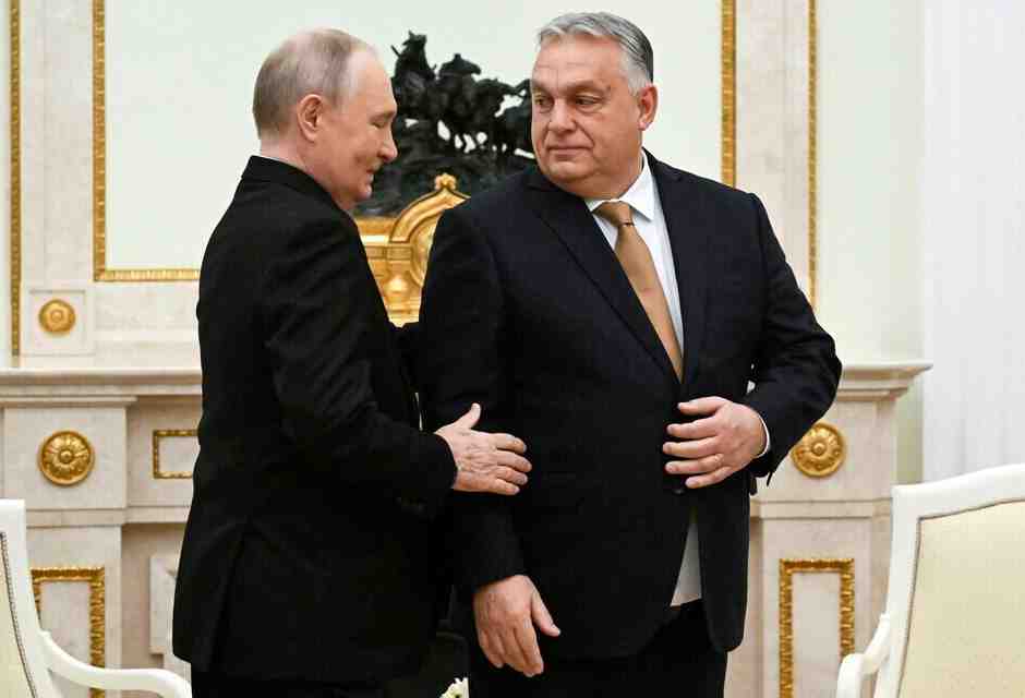 Putin definisce Orbán “la voce ragionevole” dell’Ue e lavora con lui per spezzare l’unità degli alleati di Kyiv