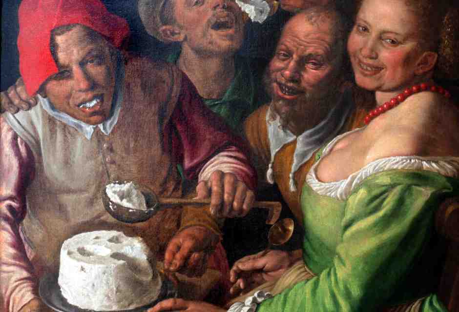 V. Campi, "Mangiatori di ricotta", 1850