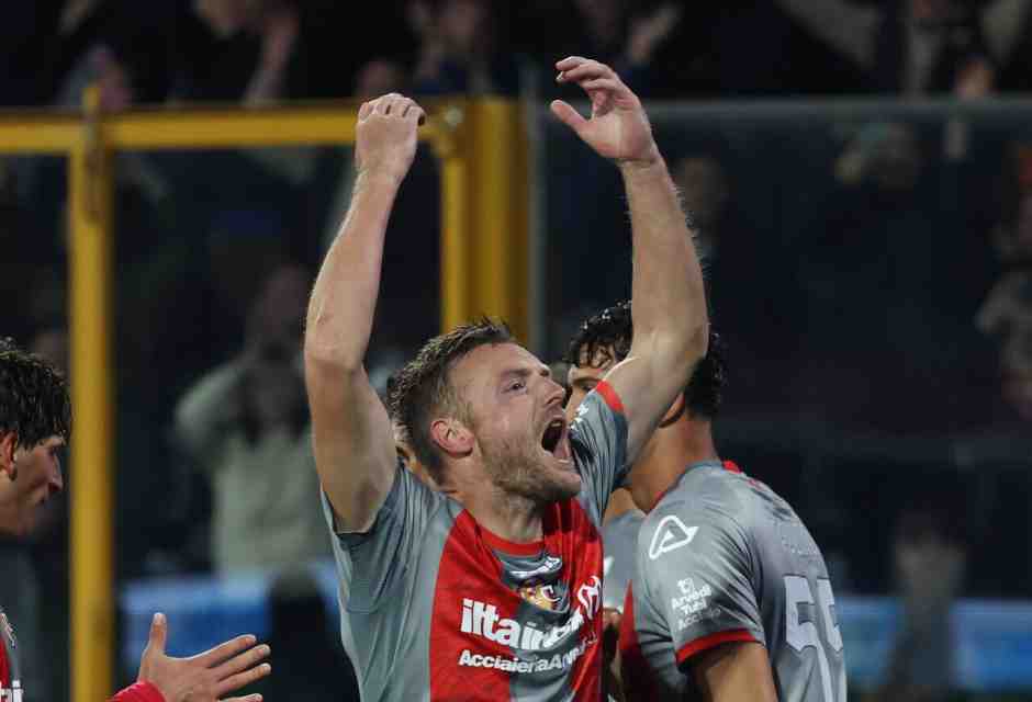 L'attaccante della Cremonese Jamie Vardy (foto LaPresse)