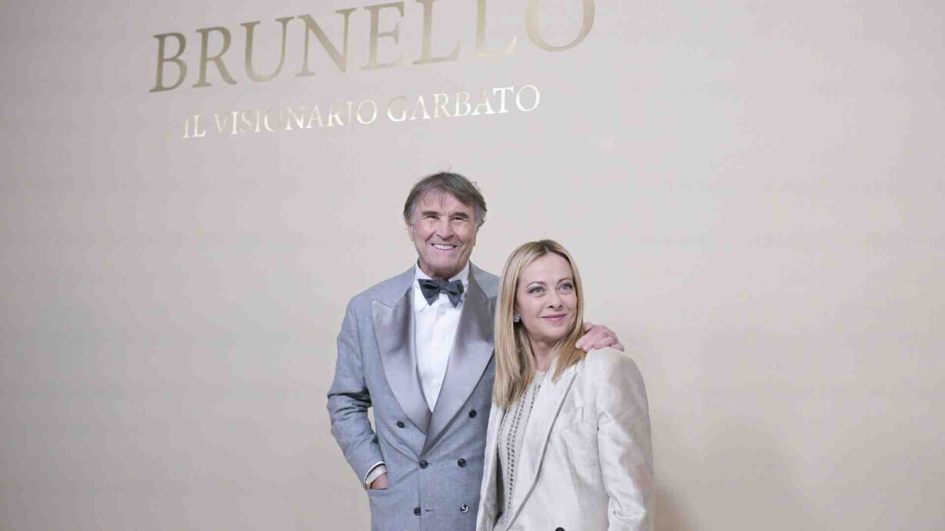 Immagine di Difficile dire di no a Cucinelli. Anche per la premier