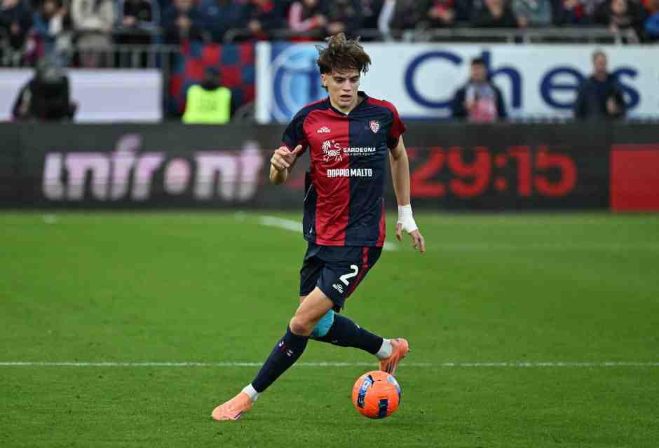 L'esterno del Cagliari Marco Palestra (foto LaPresse)