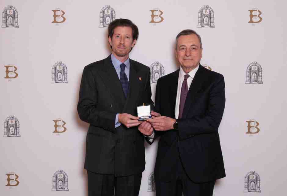 &nbsp;Ernesto F&uuml;rstenberg Fassio e Mario Draghi<br />