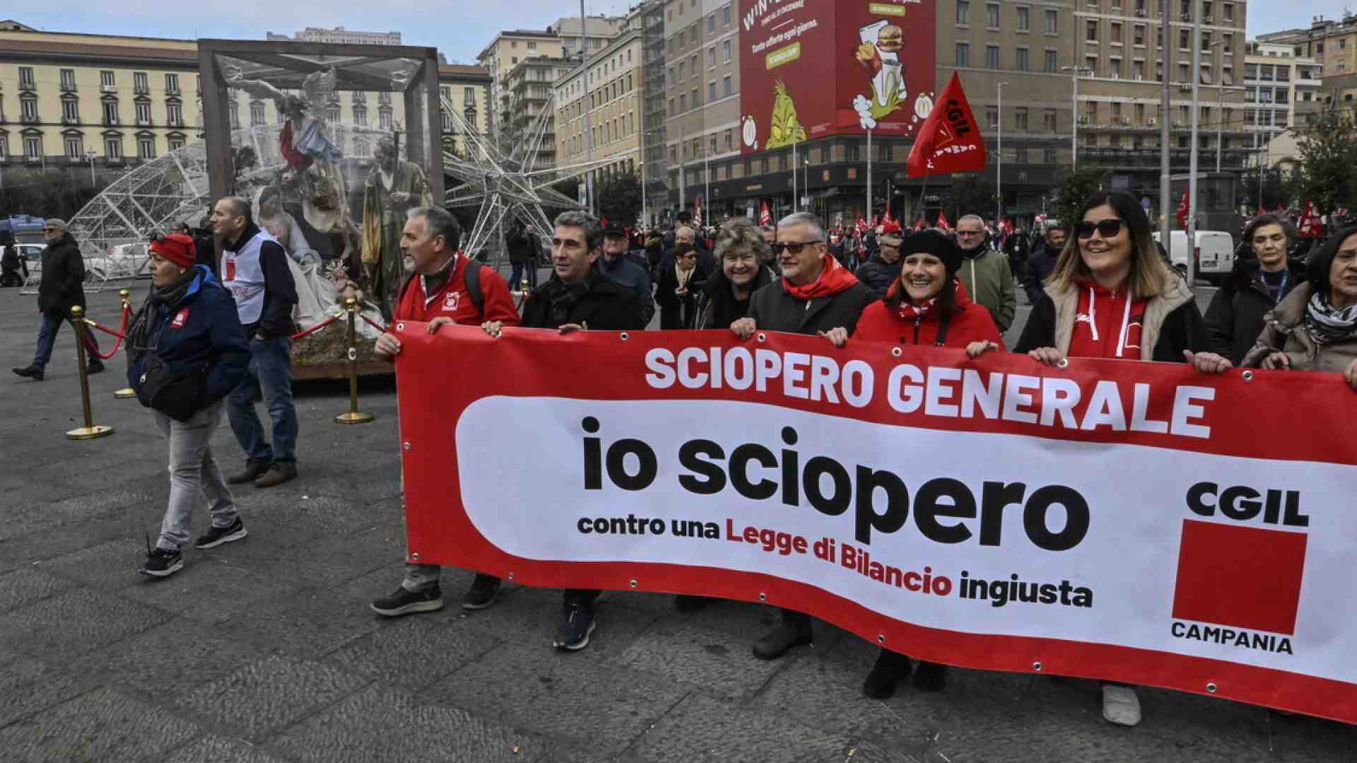 Immagine di Cgil in piazza da sola: la prova di forza che rivela un isolamento crescente