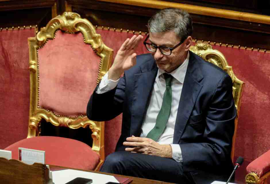 Giancarlo Giorgetti (foto LaPresse)