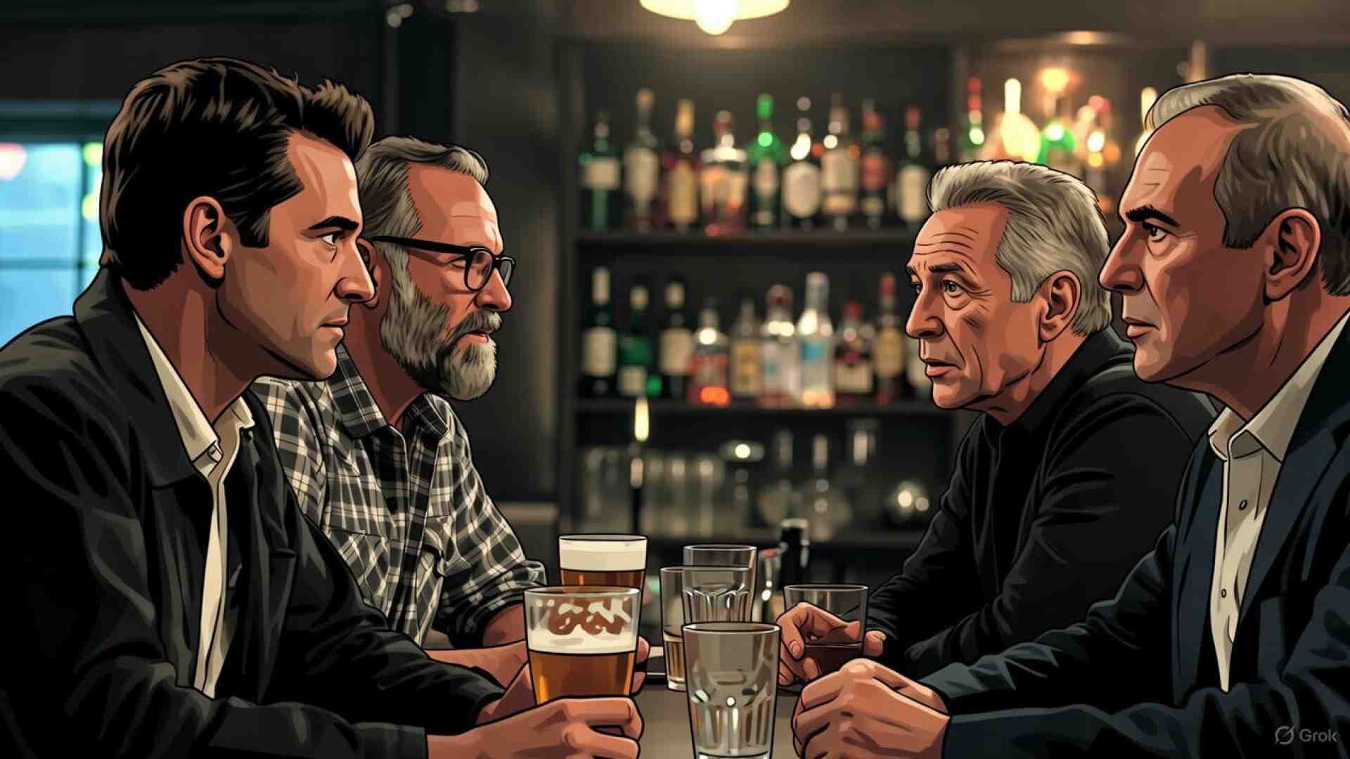 Immagine di Quattro personaggi al bar, un tabù: il politicamente corretto spiegato (male)