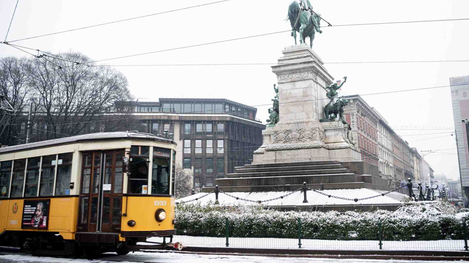 Immagine di “Benedetta tu, sorella neve”, che ora manca ma fiocca a Casa Testori