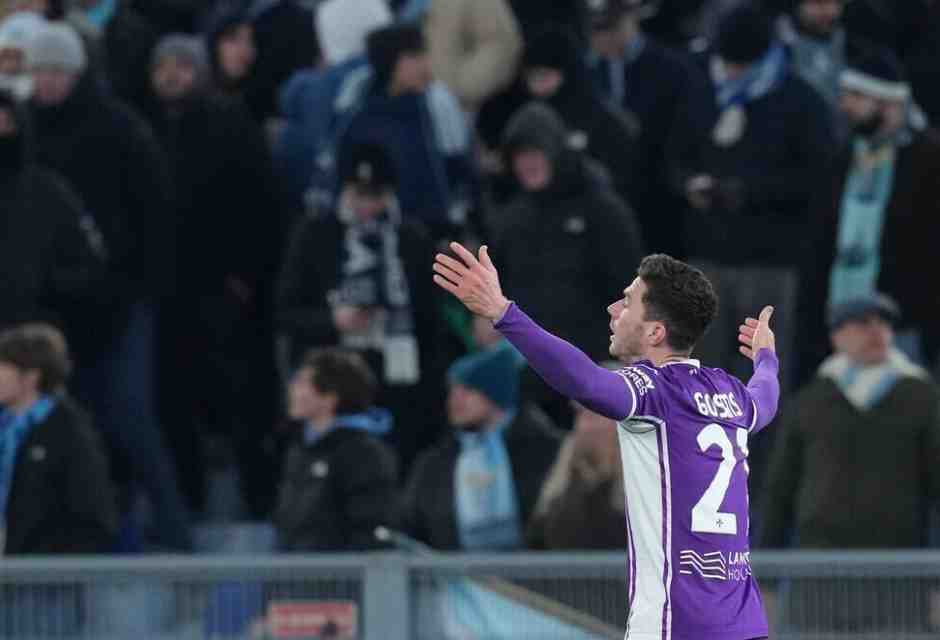 L'esterno della Fiorentina Robin Gosens (foto LaPresse)