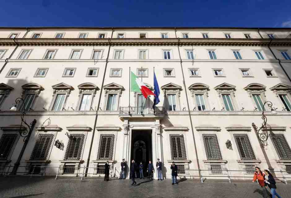 &nbsp;Palazzo Chigi Foto Ansa