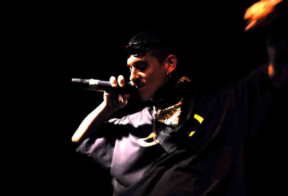 Il rapper Noyz Narcos (2010), storico membro del TruceKlan (foto Getty)