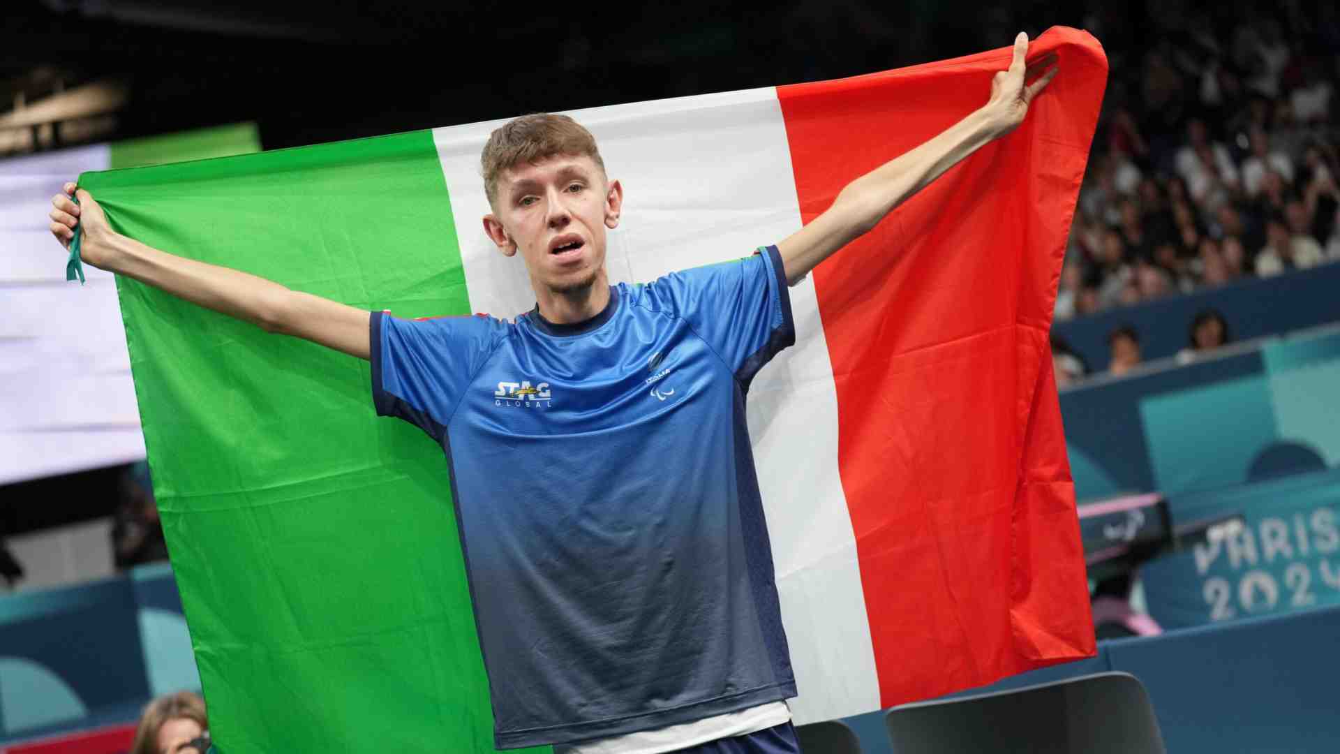 Immagine di Nella cerimonia d’apertura dei Giochi paralimpici di Verona l’idea di un mondo senza gravità
