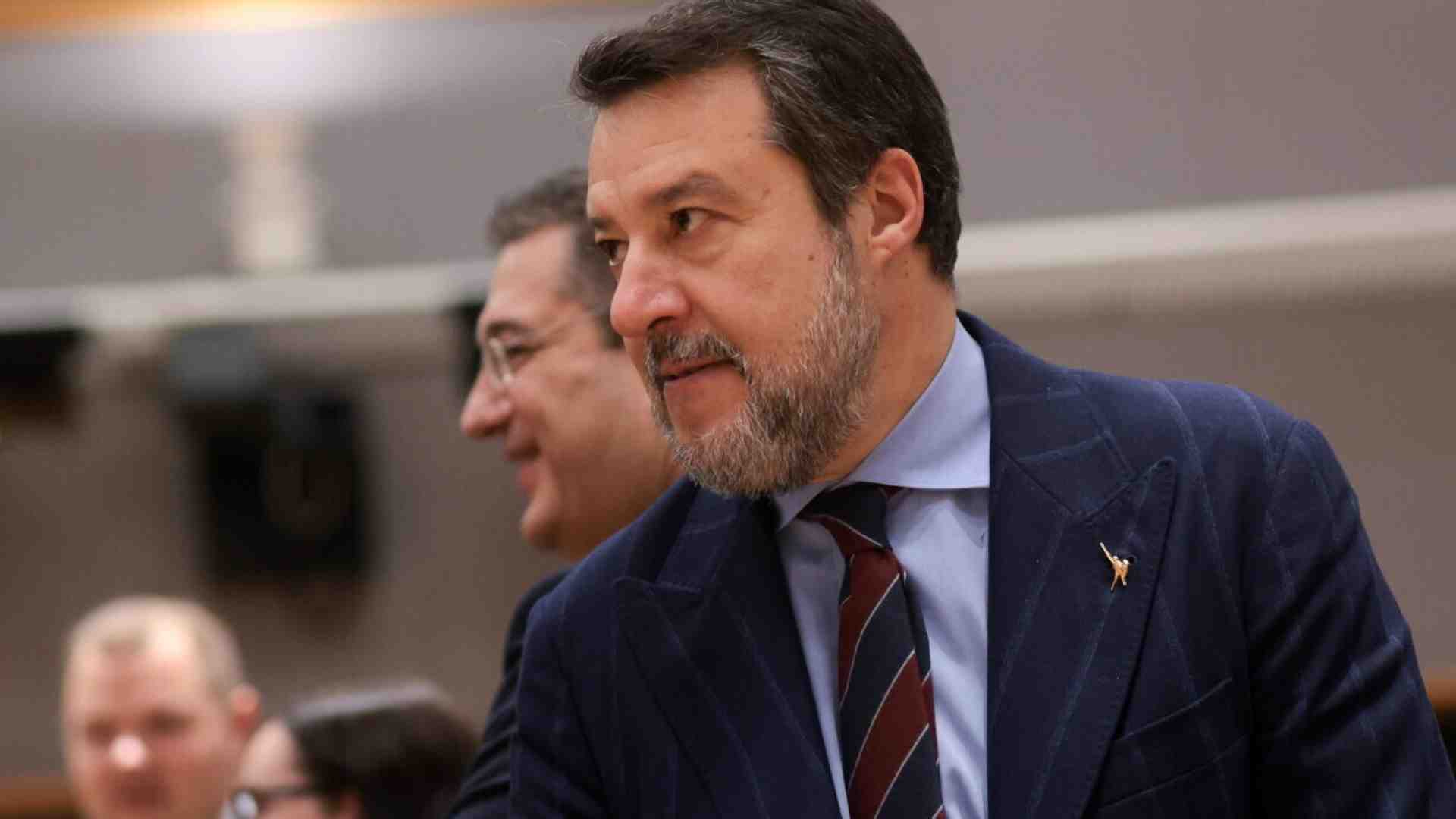 Immagine di Salvini, il garbato. Con Brunello Cucinelli a Roccaraso