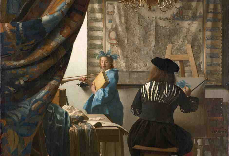Johannes Vermeer, <em>The art of painting</em>, 1668