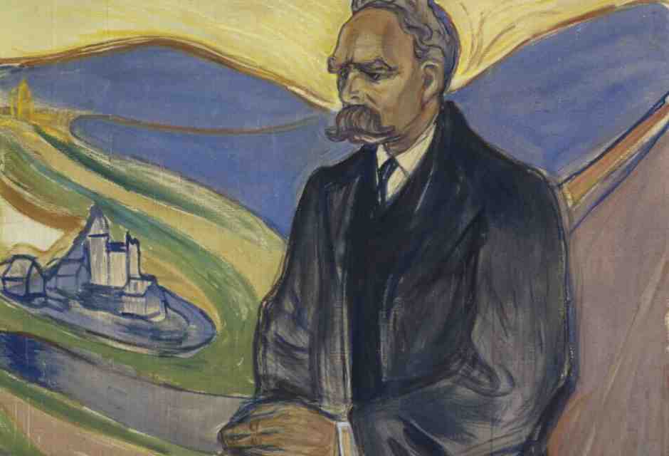 Edvard Munch, Ritratto di Friedrich Nietzsche, 1906, Thiel Galley, Stoccolma
