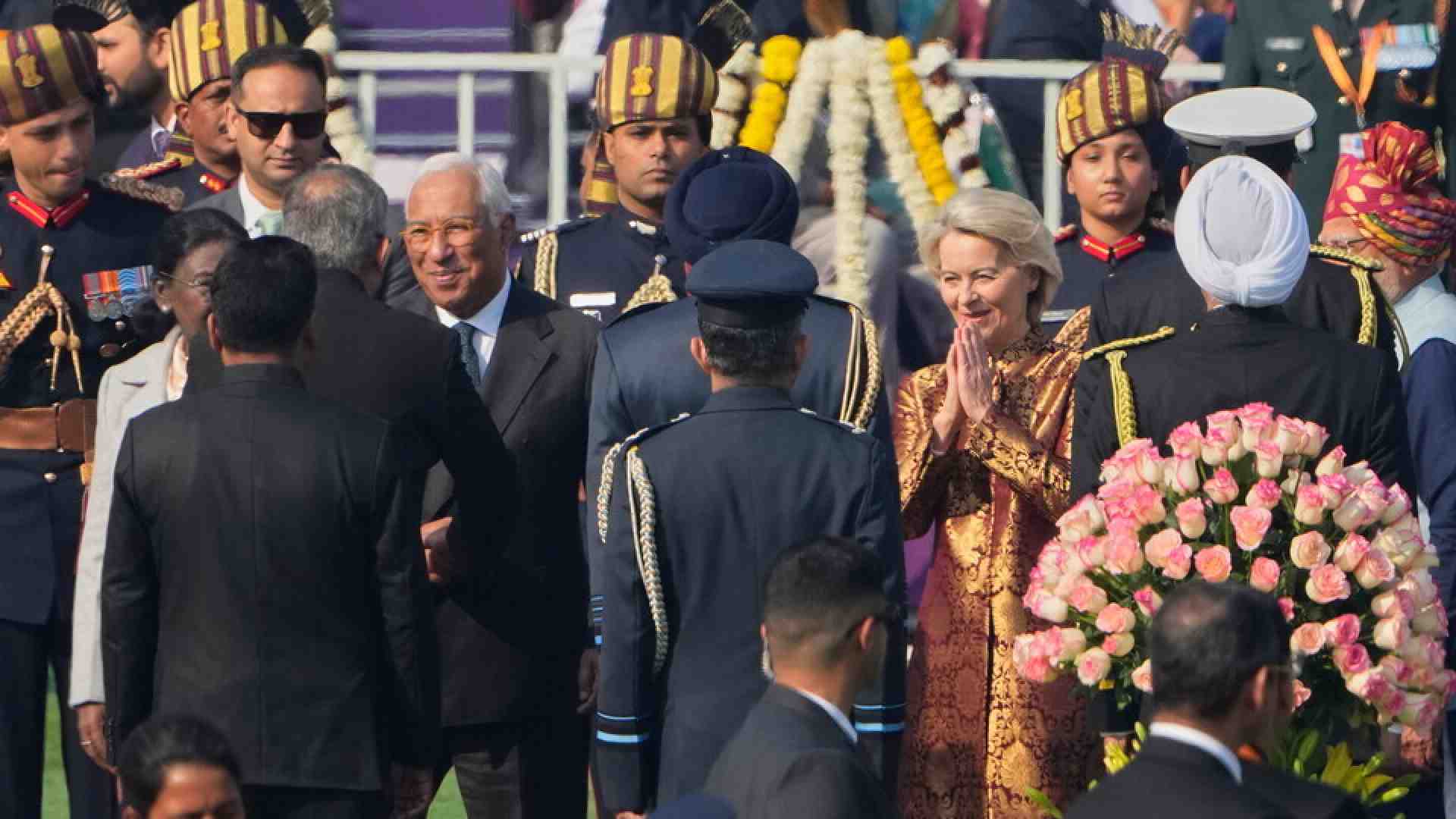 Immagine di Von der Leyen e Costa in India per “la madre di tutti gli accordi commerciali”