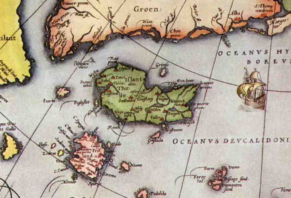 Ortelio, mappa del Nord Europa, 1570 (Getty)