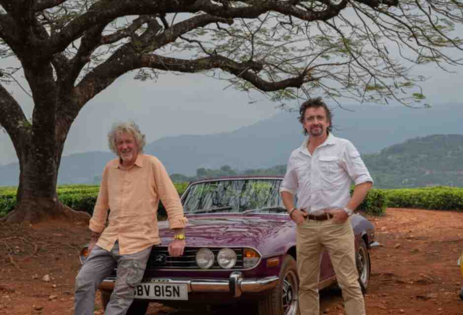 James May e Richard Hammond in un episodio di &ldquo;The Grand Tour&rdquo;&nbsp;<br />