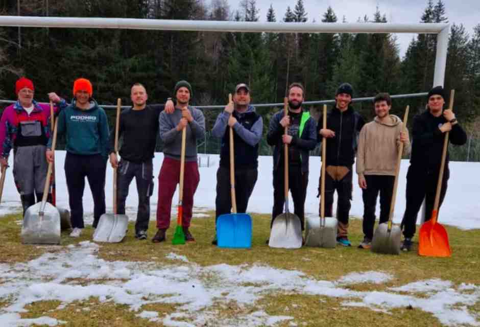 La discesa libera del calcio a Cortina