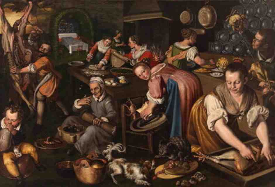 Vincenzo Campi, Cucina, olio su tela, 1578-1581, Pinacoteca di Brera