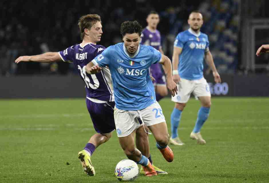 L'attaccante del Napoli Antonio Vergara (foto Ansa)